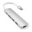 Адаптер Satechi Slim Aluminum Type-C Multi-Port Adapter V2, Silver