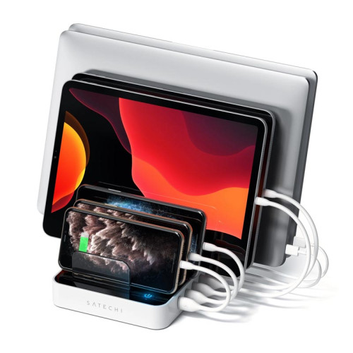  Satechi 7-Port USB, 2 Type-C Ports, белый