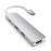 USB-концентратор Satechi Aluminum Type-C Slim Multi-Port Adapter 4K, Silver USB-концентратор Satechi Aluminum Type-C Slim Multi-Port Adapter 4K, Silver