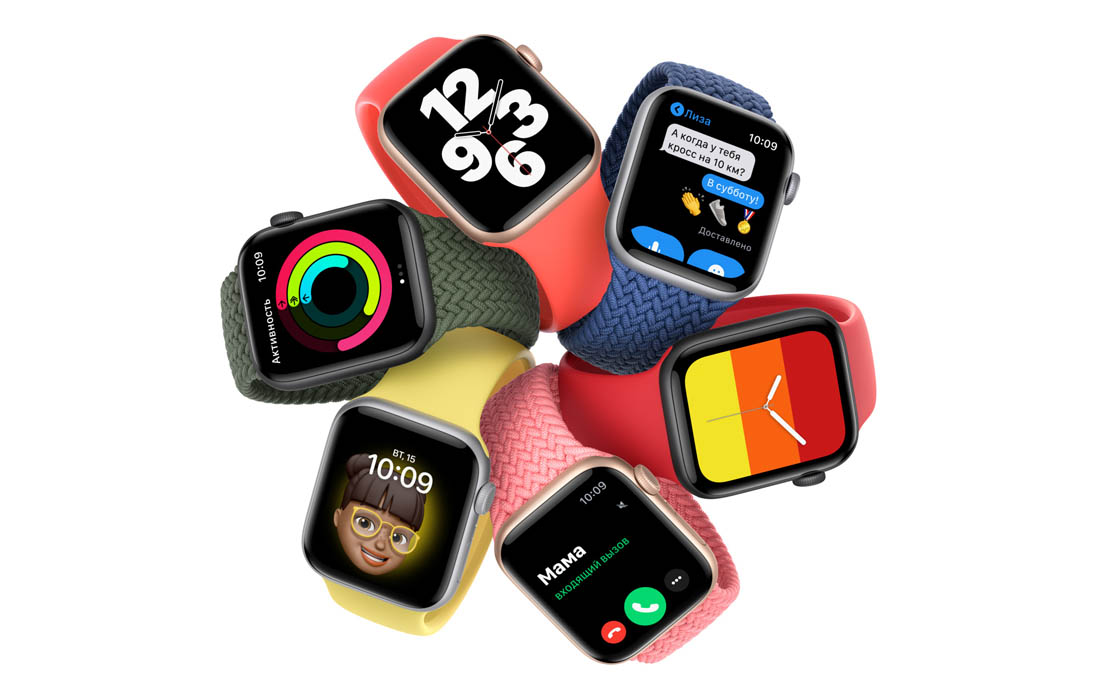 Купить часы Apple Watch SE 40 мм Gold
